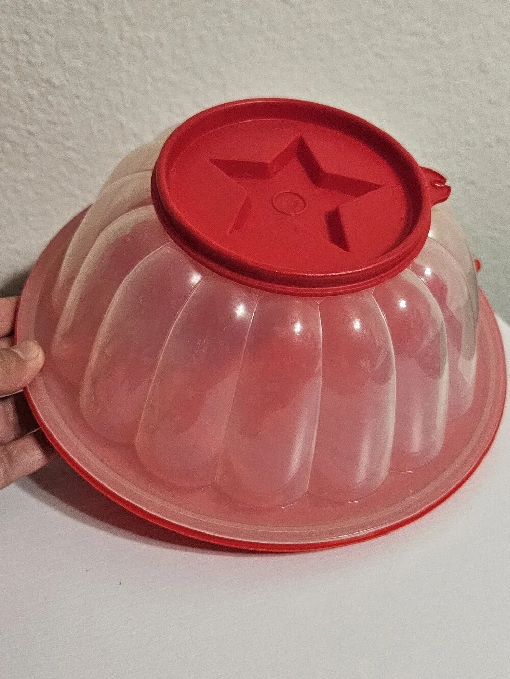 Red Plastic Gelatin Mold Set